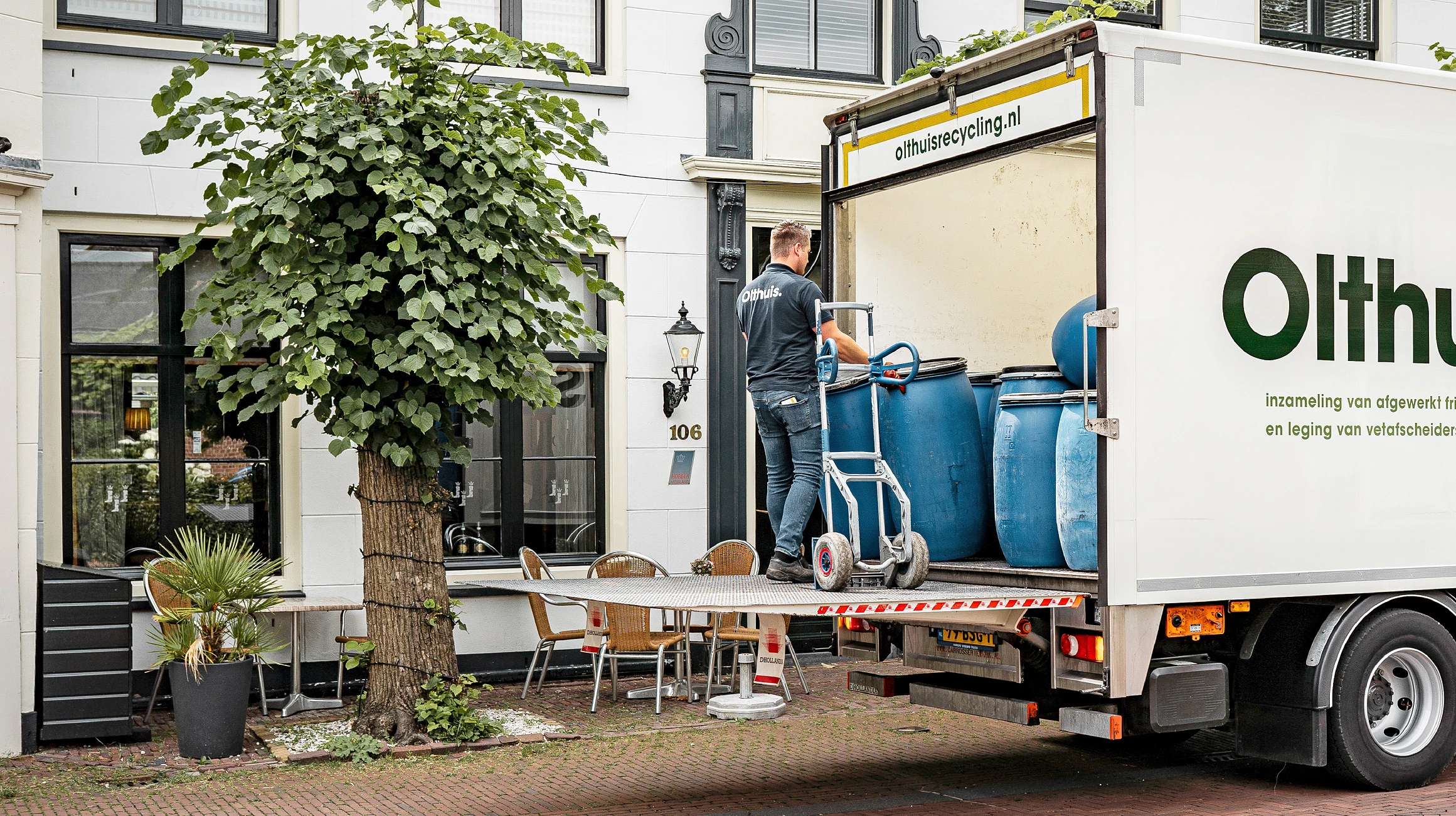 frituurvet ophalen prijs